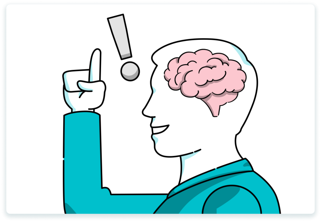 A figure illustrating knowledge gain